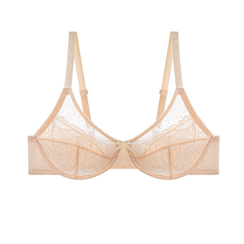 Plus Size Gauze Push Up Bra