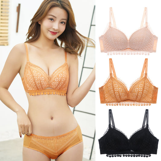 Lace comfortable and soft bra