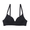 Black bra on a white background
