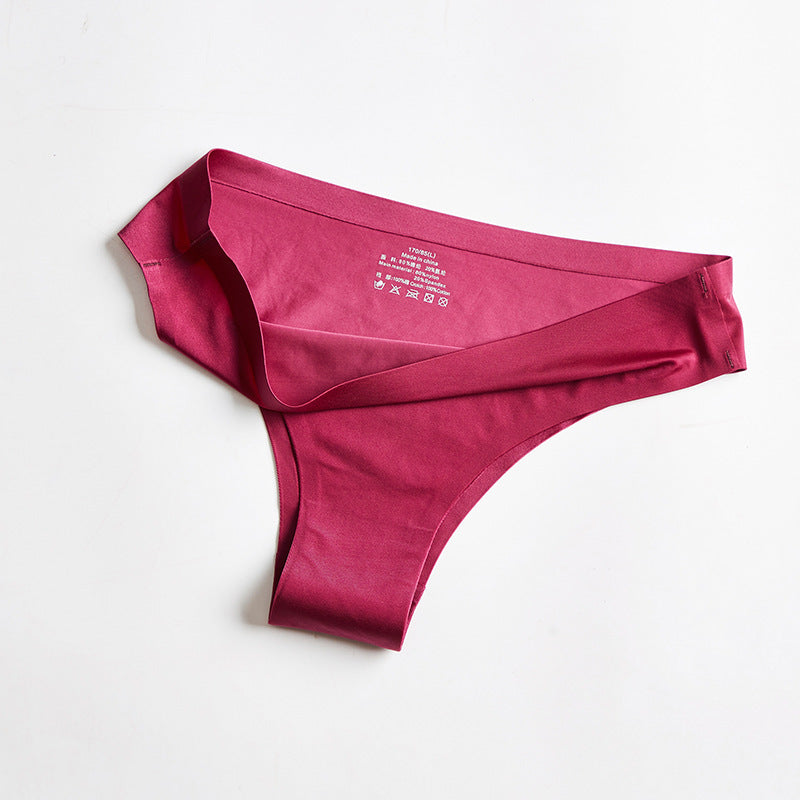 Red men's underwear on a light gray background