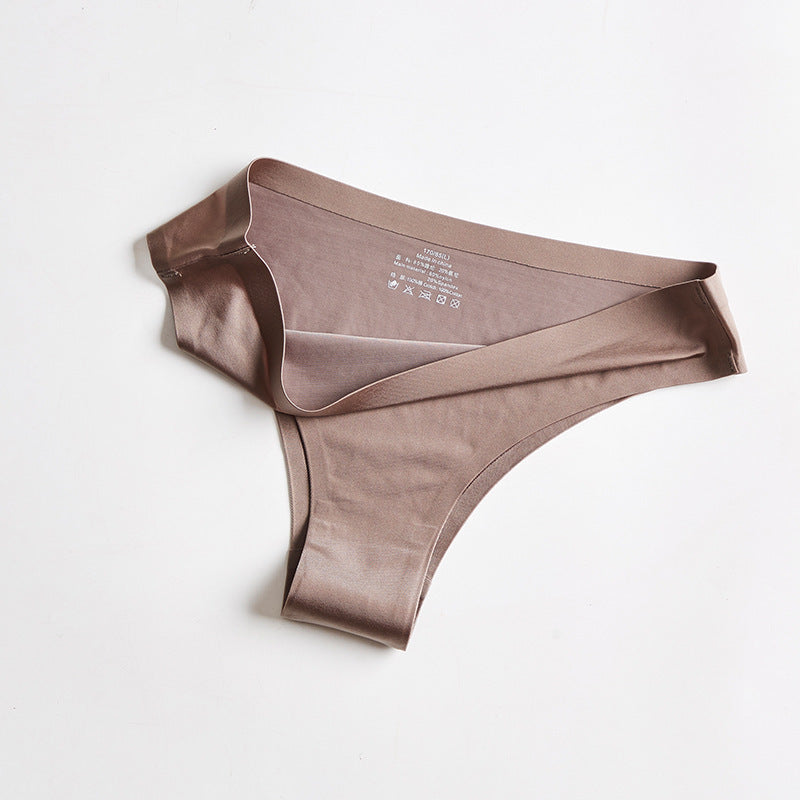 Ice Silk Seamless One-piece Panties