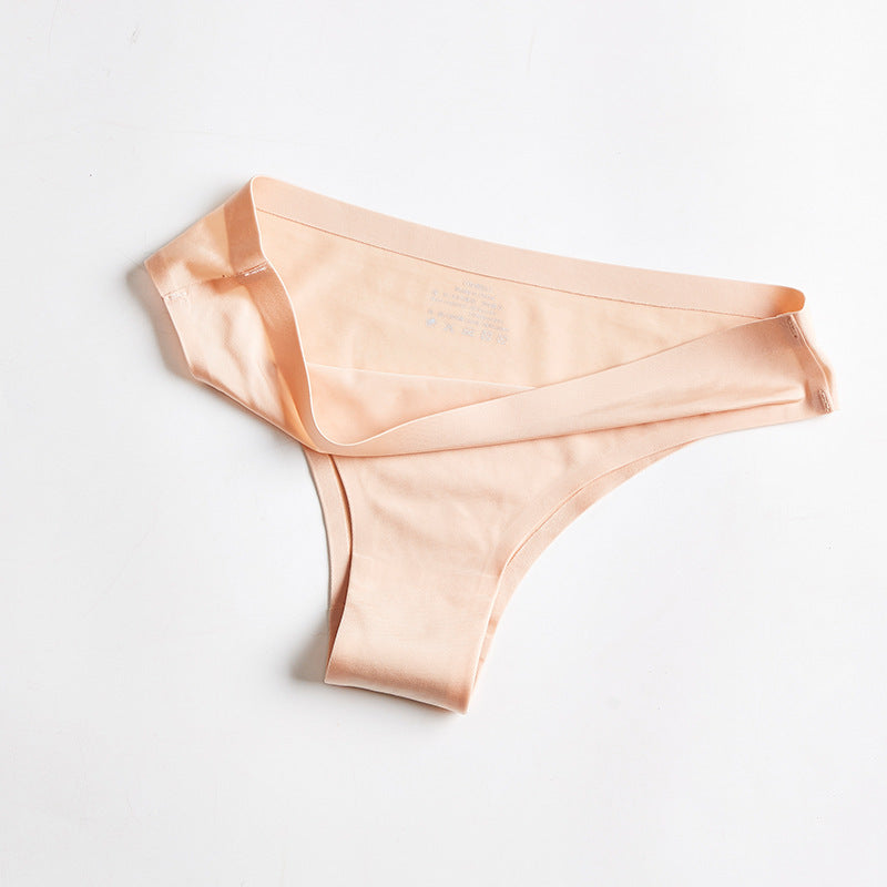 Ice Silk Seamless One-piece Panties