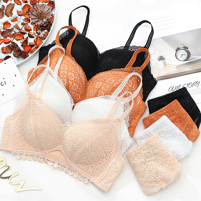 Lace comfortable and soft bra