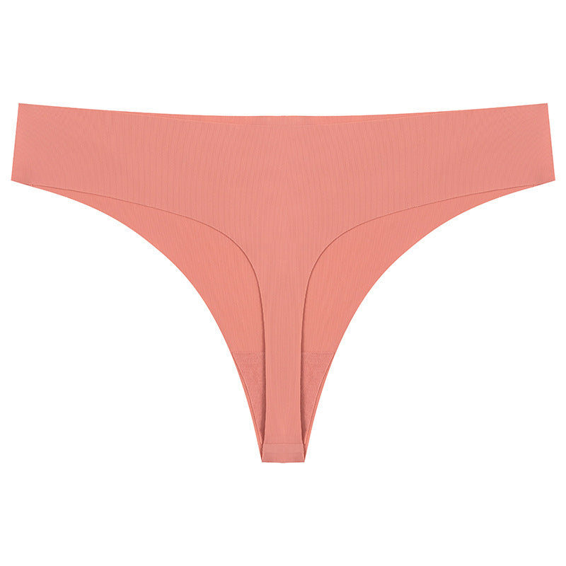 Pink thong on a white background