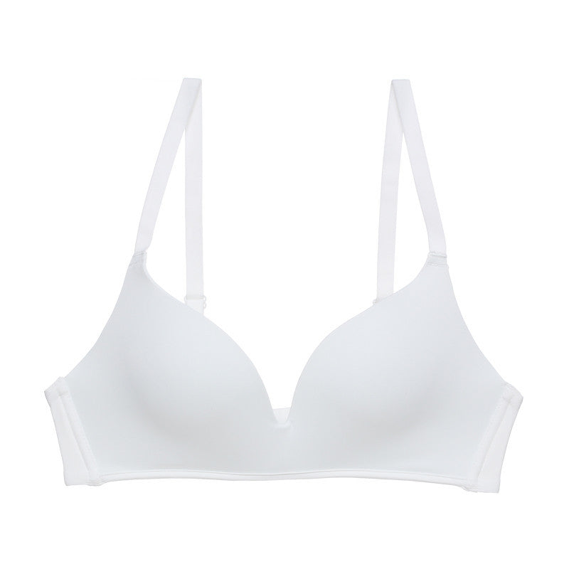 White bra on a white background
