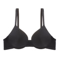 Black bra on a white background