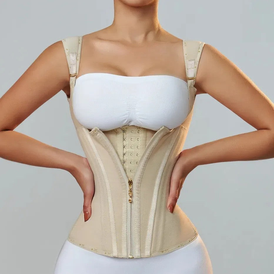 Zipper Vintage Body Shaping Top