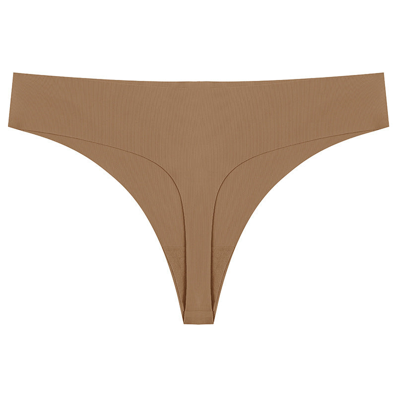 Brown thong on a white background