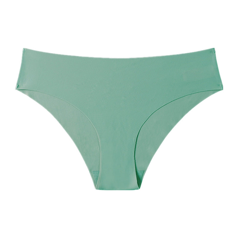 Green underwear on a white background