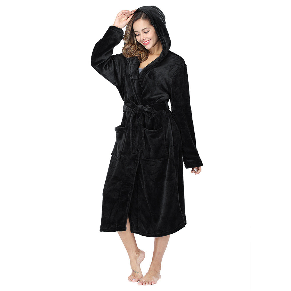 Long Robes Plush Fleece Nightgown