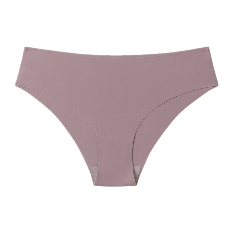 Mauve women's underwear on a white background