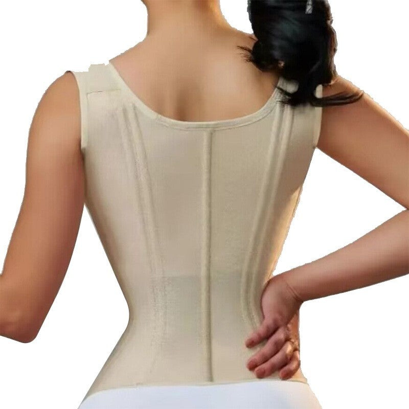 Zipper Vintage Body Shaping Top