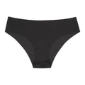 Black women's underwear on a white background
