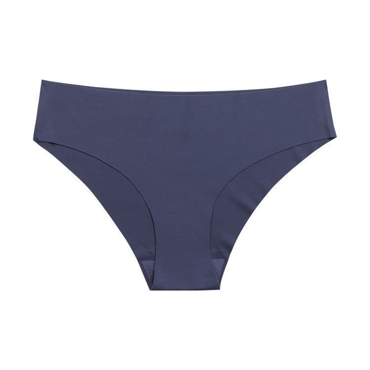 Navy blue women's underwear on a white background