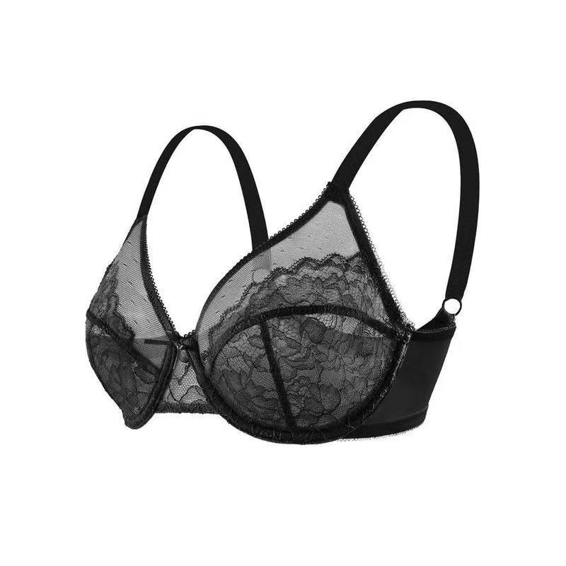 Plus Size Gauze Push Up Bra