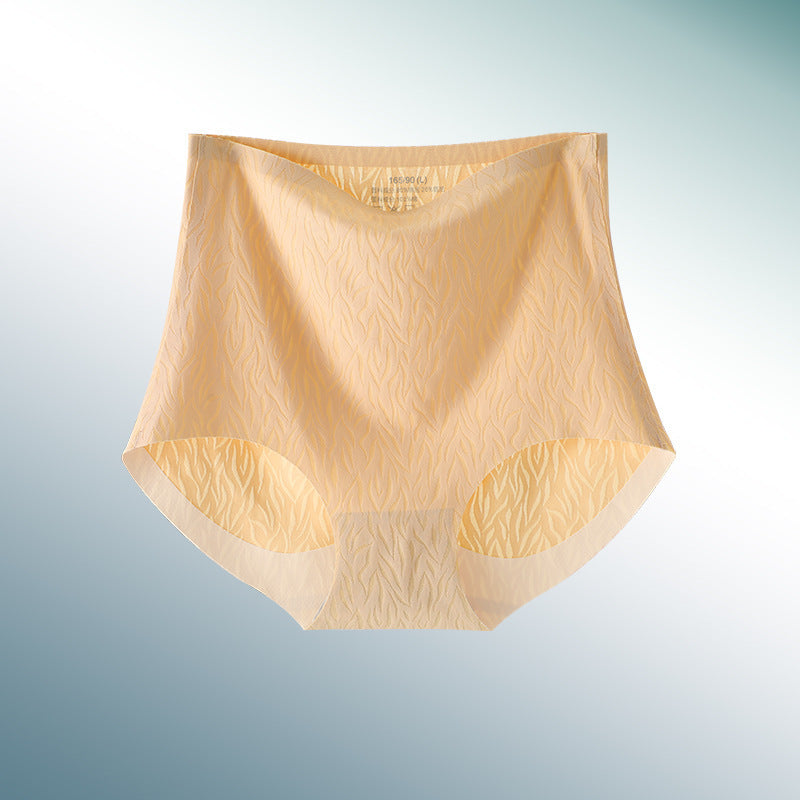Beige underwear on a light gray background