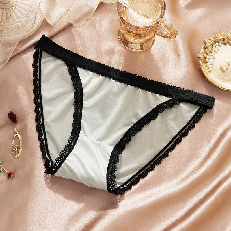 Lace Silk Briefs
