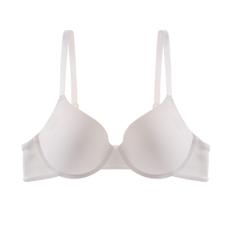White bra on a white background