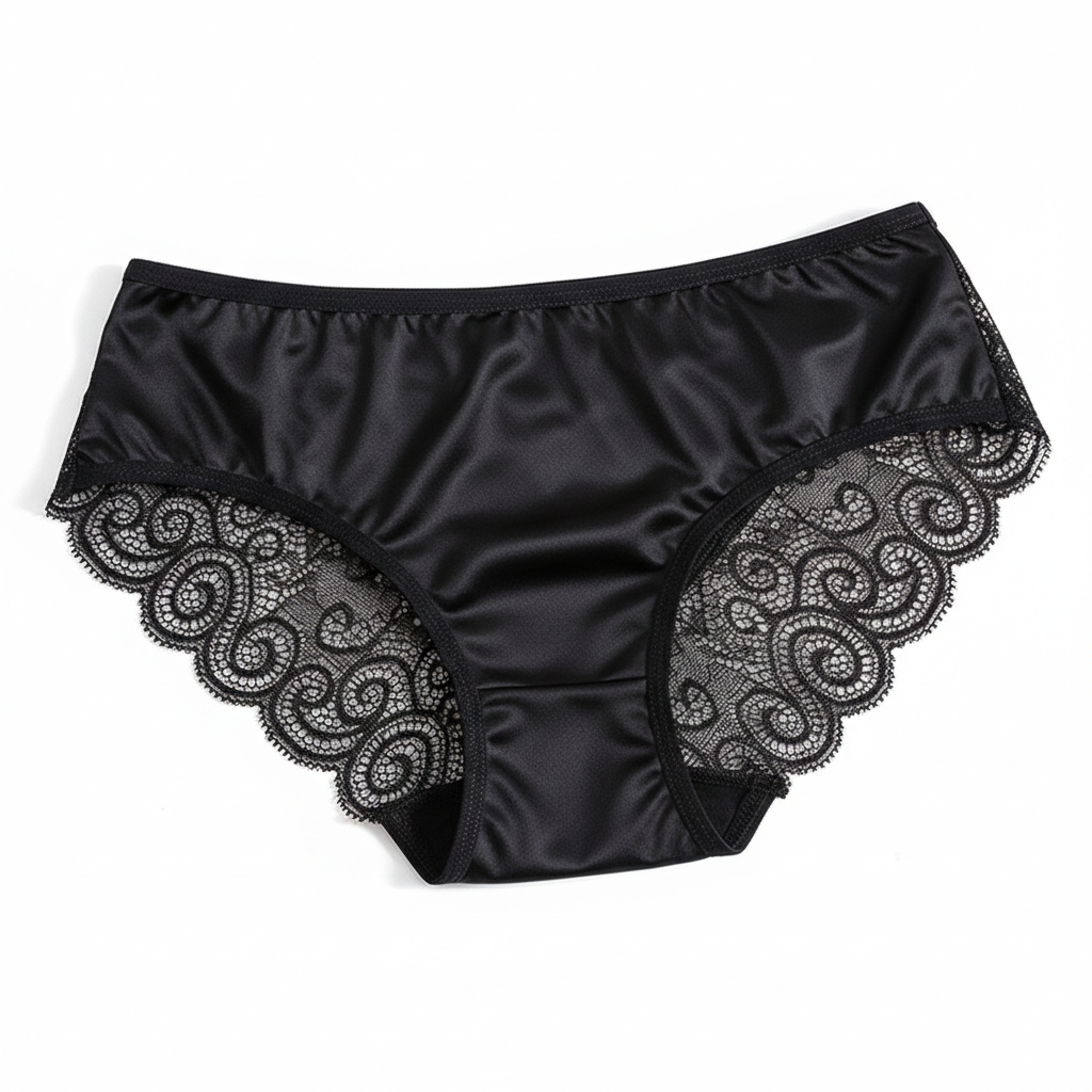 Lace Pansy Cross Briefs