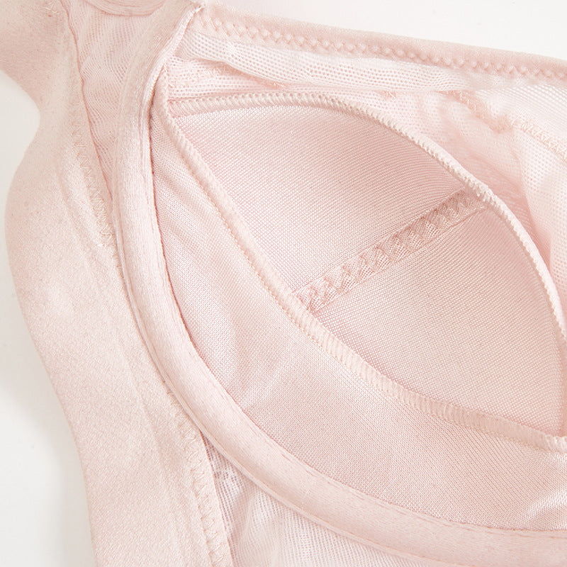 Lace Silk Push Up Bra