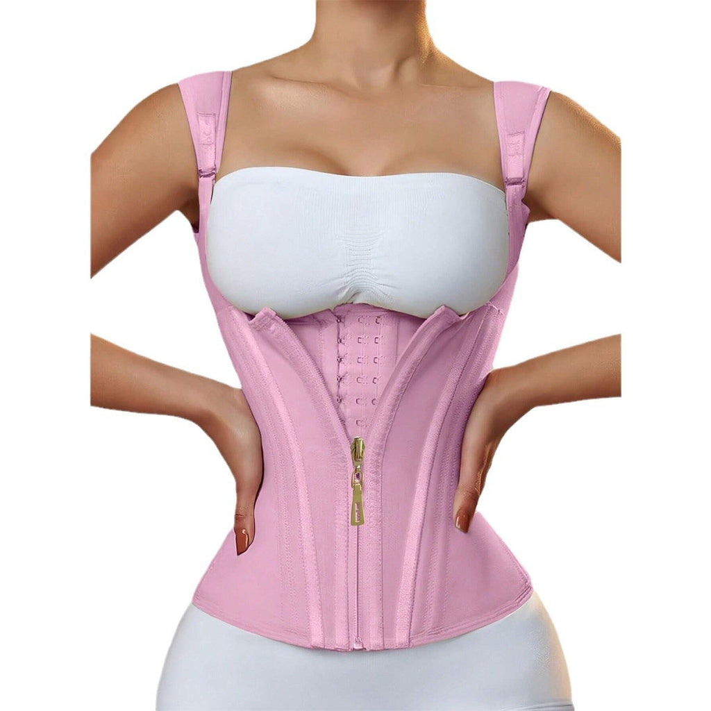 Zipper Vintage Body Shaping Top