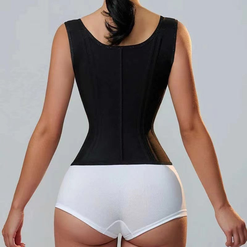 Zipper Vintage Body Shaping Top