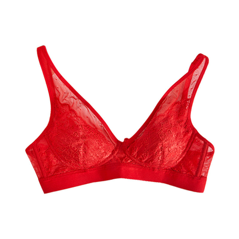 Lace Silk Push Up Bra